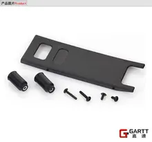 3 unids GARTT 500 batería de plástico bandeja adapta Align Trex 500 RC helicóptero Hobby