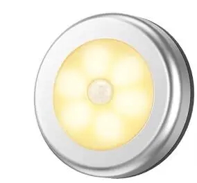 PIR датчик движения под шкаф светильник Авто умная Ночная лампа лампада светодиодные лампы для дома спальня шкаф кухонный шкаф светильник - Цвет: 1pcs warm white