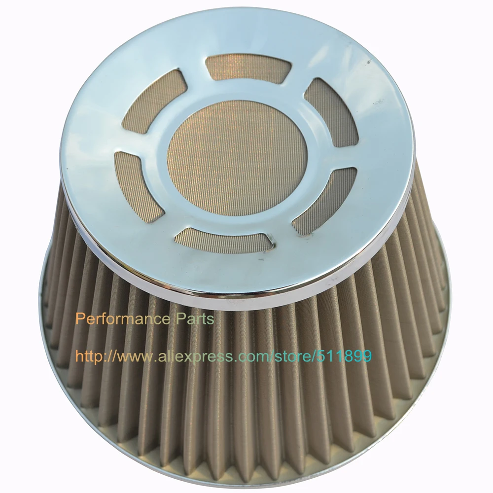 Super Power Cone Racing Car Air Filter Hepa Air Filter Neck Size 76mm