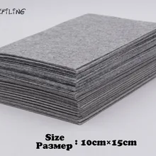 CMCYILING флекинг серый твердый Войлок 1 мм Войлок полиэстер ткани листы для рукоделия шитье скрапбукинг Fieltro Feltro