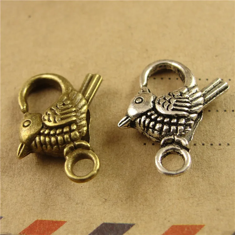40pc/lot Wholesale Lobster Clasp Bird Hooks Design Diy ...