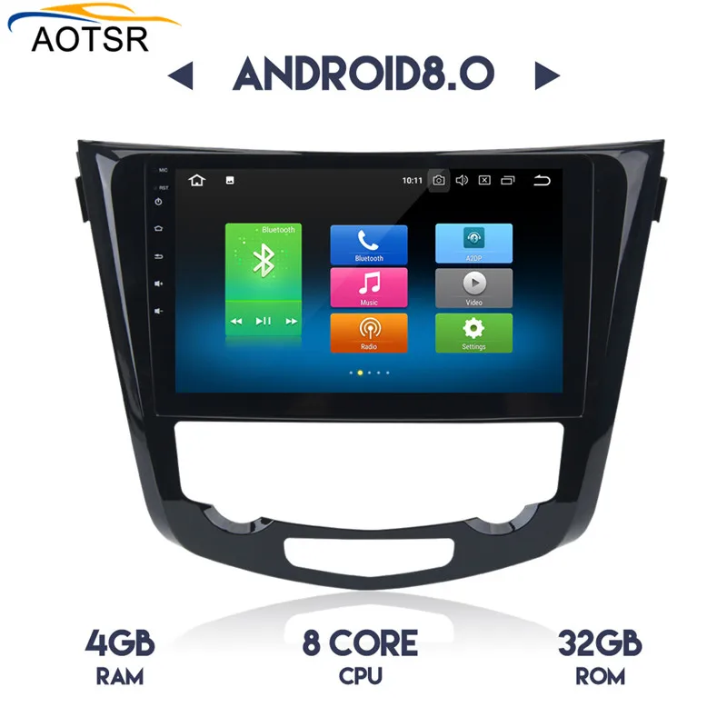 Cheap Android 8 car dvd Radio player For Nissan X-TRAIL Qashqai Dualis Rouge 2013-2018 gps navigation car multimedia stereo head unit 5 Cheap Android 8 car dvd Radio player For Nissan X-TRAIL Qashqai Dualis Rouge 2013-2018 gps navigation car multimedia stereo head unit 5