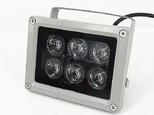 60m IR distance 6 Leds IR Illuminators Light IR Infrared Light LED CCTV Camera Night-vision Fill Light for CCTV Security Camera