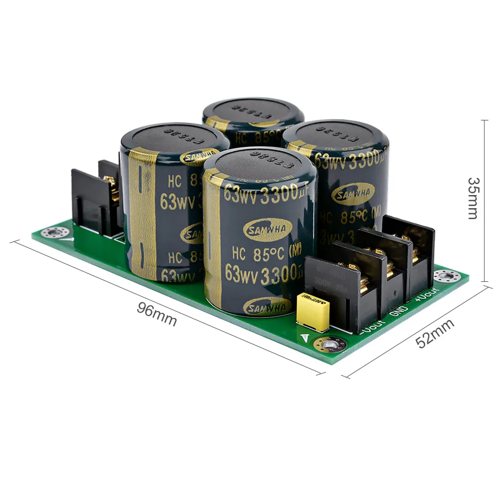 Online Amplificador de alta potencia rectificador filtro condensador de fiebre filtro amplificador de potencia Placa de Audio rectificador fuente de alimentación