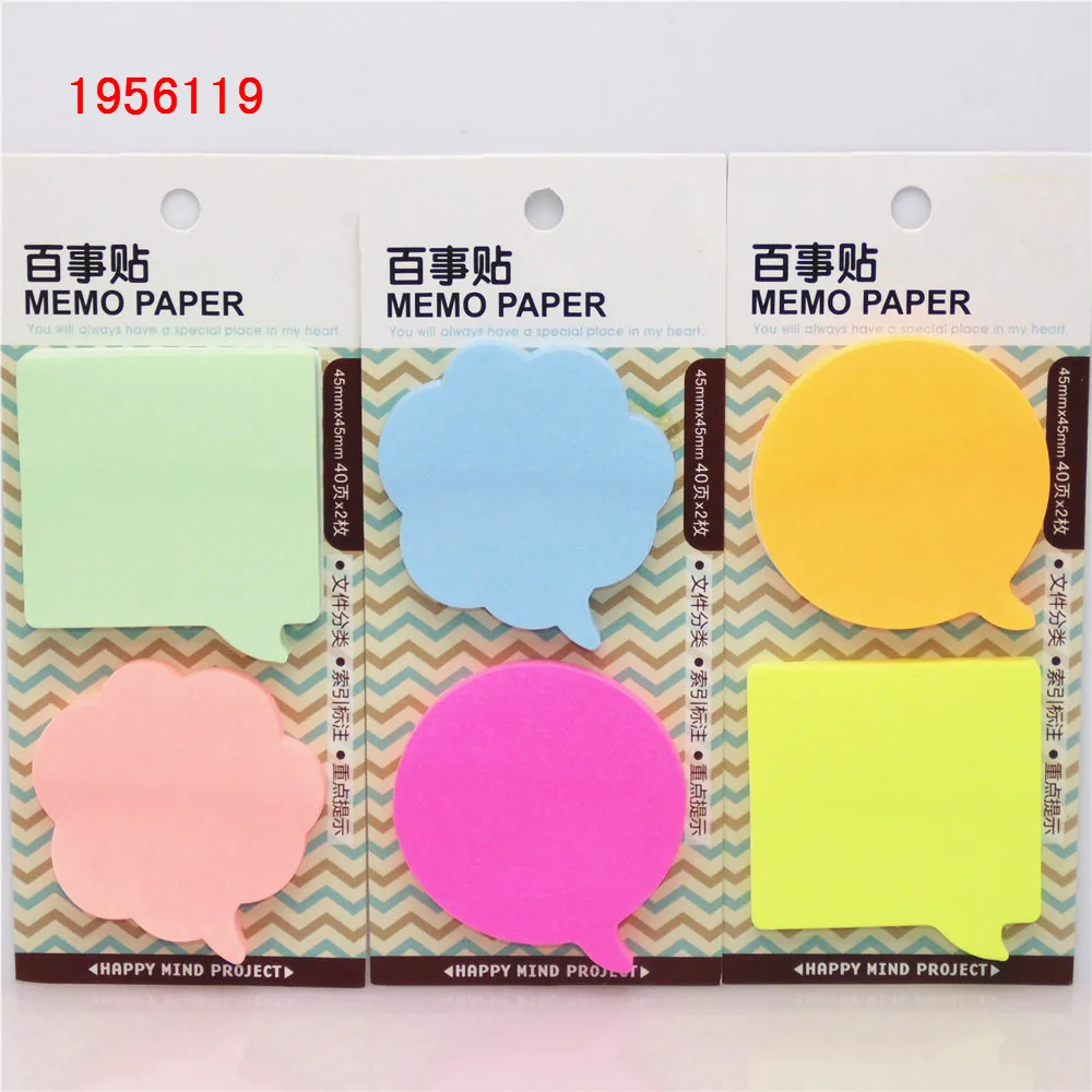 

Good paper 80 sheets Self Adhesive Memo Pad Sticky Notes Bookmark Point It Marker Memo Sticker Paper Office School Supplies