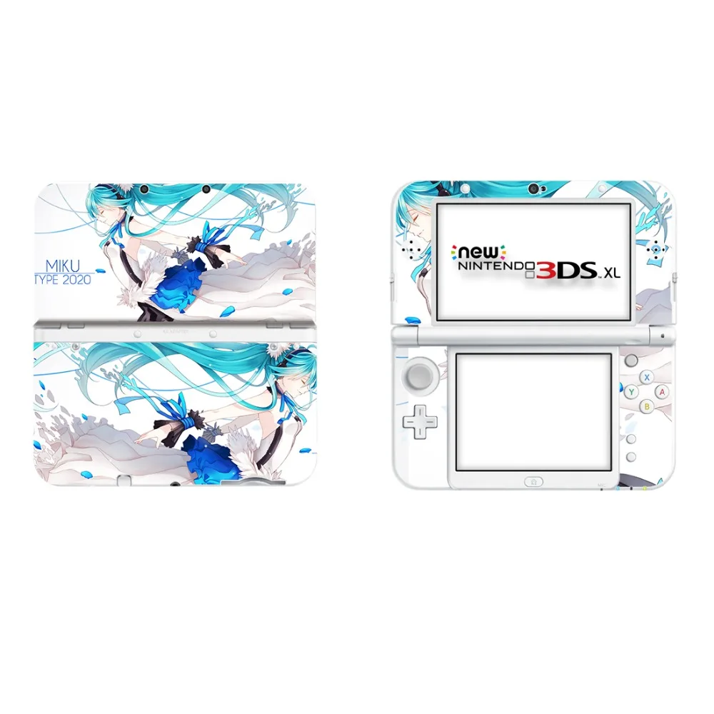 Vinyl Cover Decal Skin Sticker for NEW 3DS XL Skins Stickers for NEW 3DS LL Vinyl Skin Sticker Protector- Hatsune Miku