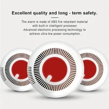 Детектор дыма Сигнализация обнаружения огня на батарейках первая сигнализация аварийные стандарты система обнаружения огня