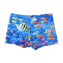 Купальный костюм для мальчиков, брендовый купальный костюм с рисунком морской рыбы для мальчиков, детский купальный костюм, От 6 до 16 лет