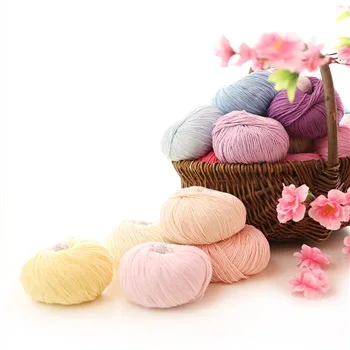 Новинка 250 г уникальный мерсеризованный хлопок с блестящей нитью skein Crafts толстая пряжа для вязания швейной нити, X3053