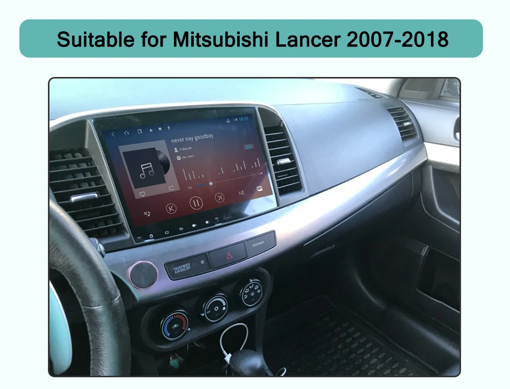 Flash Deal AUTOTOP 9" 2din Android 8.1 Car Multimedia Player for Mitsubishi Lancer 4G RAM 64G ROM Car Radio RDS Wifi Mirrorlink BT No DVD 1