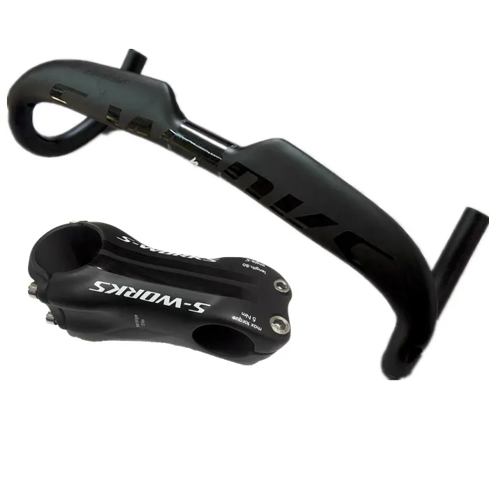 Free shipping 15 new lightning Specialized S-WORKS Carbon carbon fiber road handlebar bend the stem