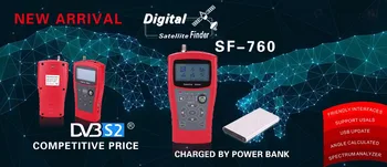 

SF-760 Satellite Finder Support DVB-S DVB-S2 no battery inside supports power bank SF760 SF-710 FINDER