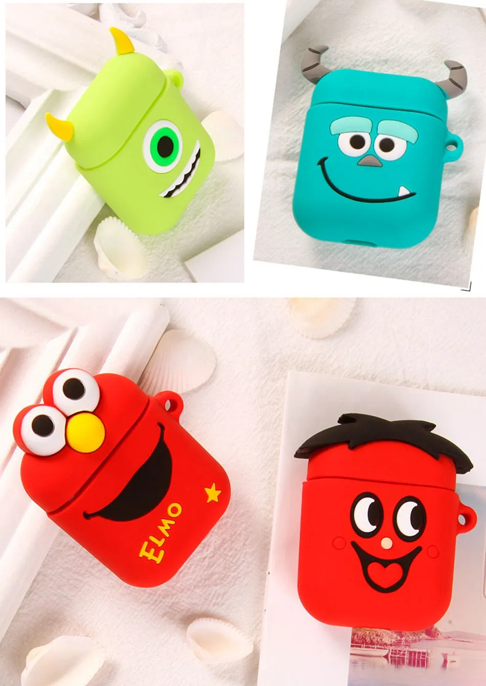 Headphone Case For Apple Airpods Cute Case Soft Silicone Bluetooth