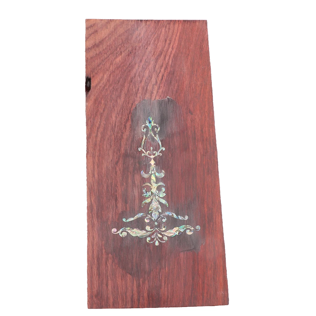 Tooyful Exquisite Rosewood Classical/Acoustic Guitar Head Veneer Plate Flower Pattern Sticker Inaly Musical Instrument Accessory