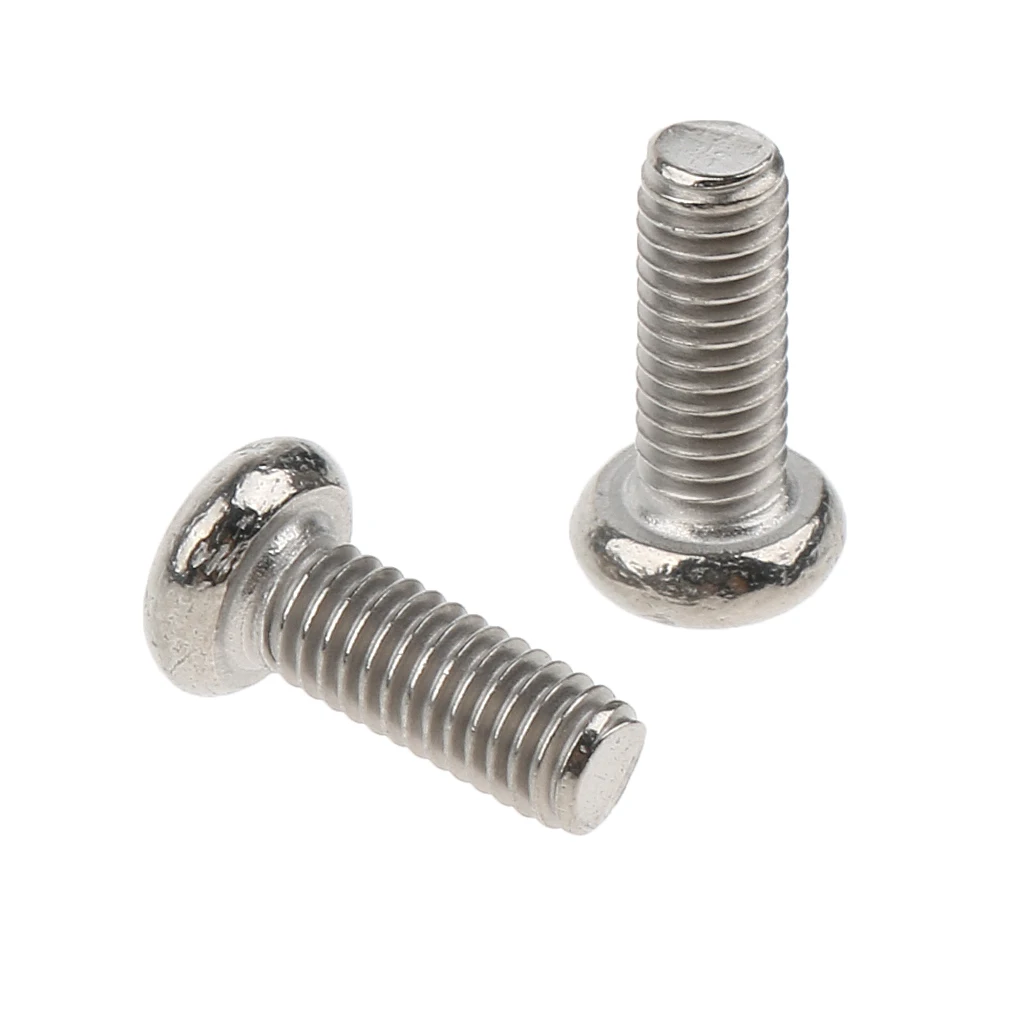 10 Pcs M3 Pan Head GR1 Titanium Machine Screws Phillips Drive
