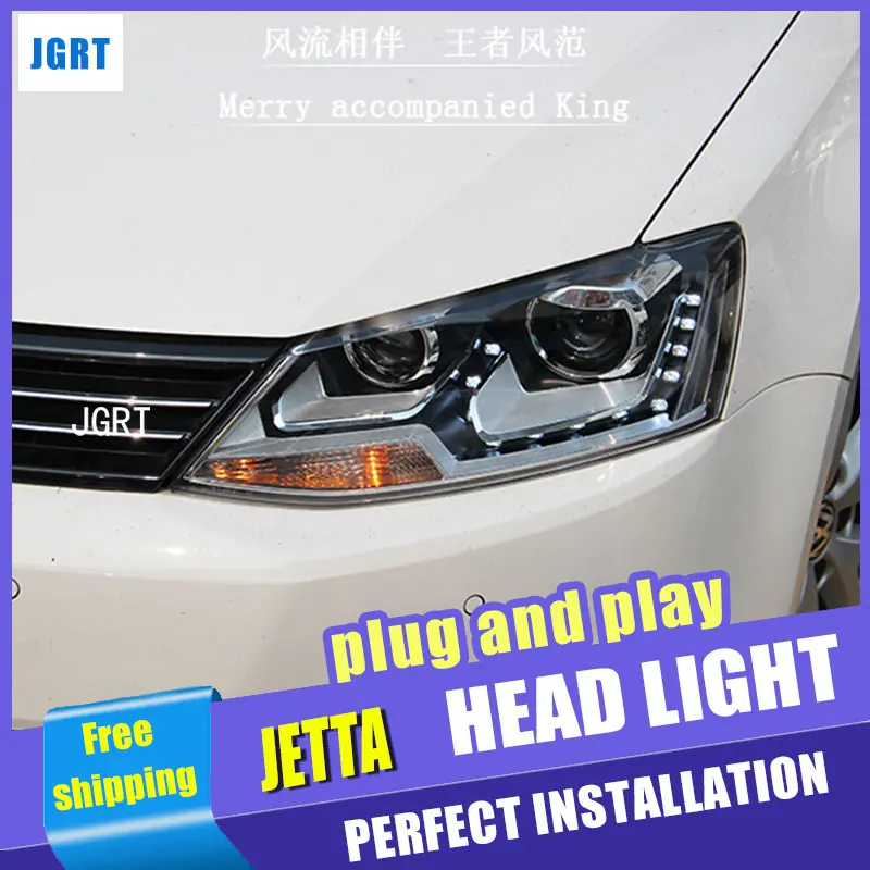 Автомобильный Стайлинг для VW Jetta фар в сборе 2011 2014 MK6 светодиодный фонарь Volks Wagen new
