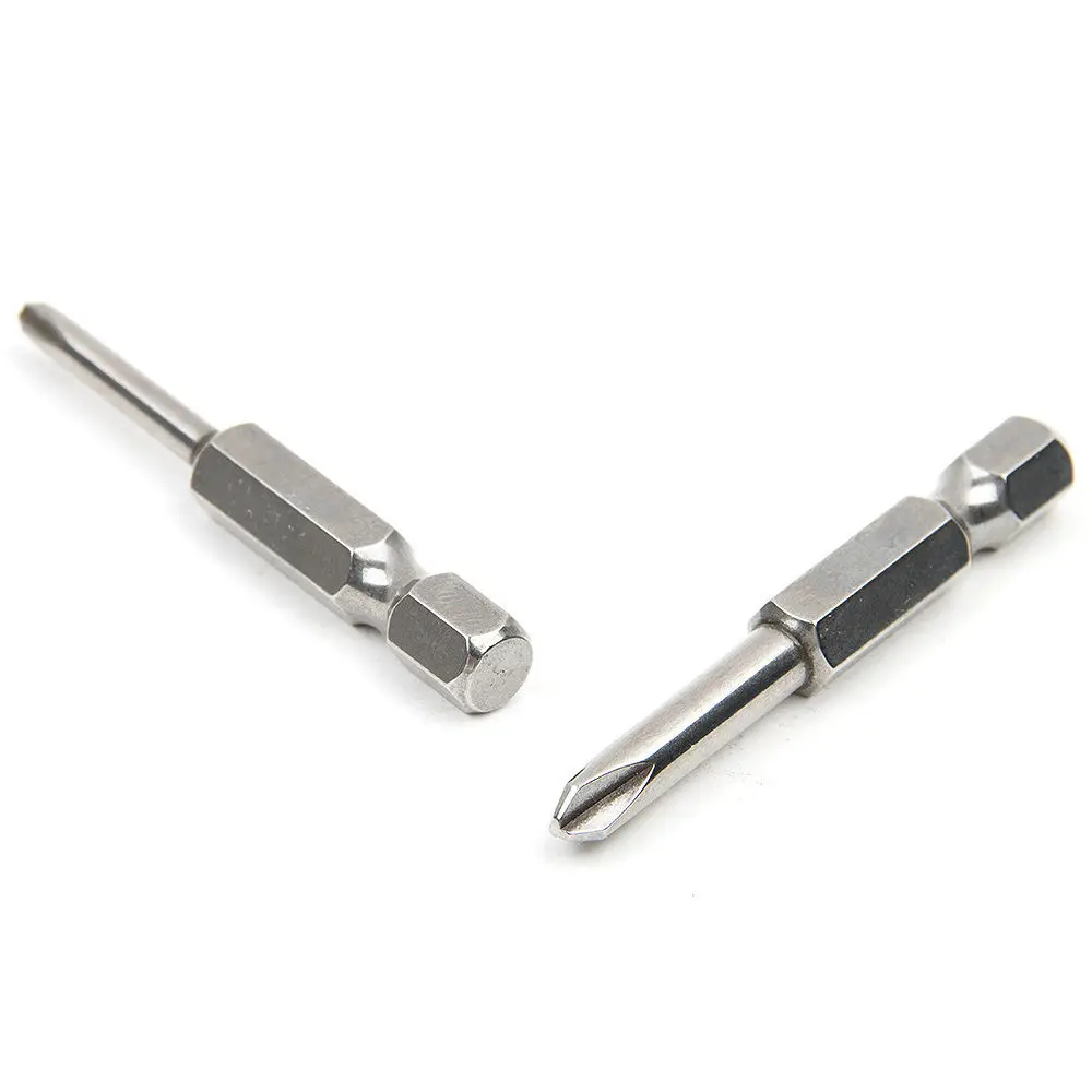 2Pcs 1/4'' Hex Shank Tri-wing Screwdriver Y Tip Head Magnetic Screwdriver Bits Set 50mm Screwdriver Set for Hand Tools