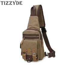 Мужской парусиновый нагрудный мини рюкзак дорожная сумка модная мужская женская маленькая сумка-мессенджер повседневная мужская сумка на плечо wx143
