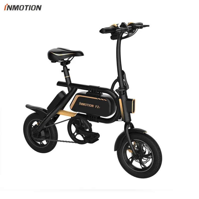 Складной велосипед Inmotion P2F/P2 Ebike, 36 В, 23,2 Ач/7,8 Ач, аккумулятор 350 Вт, 30 км/ч, 12 дюймов, мини-велосипед, электрический велосипед, CE FCC