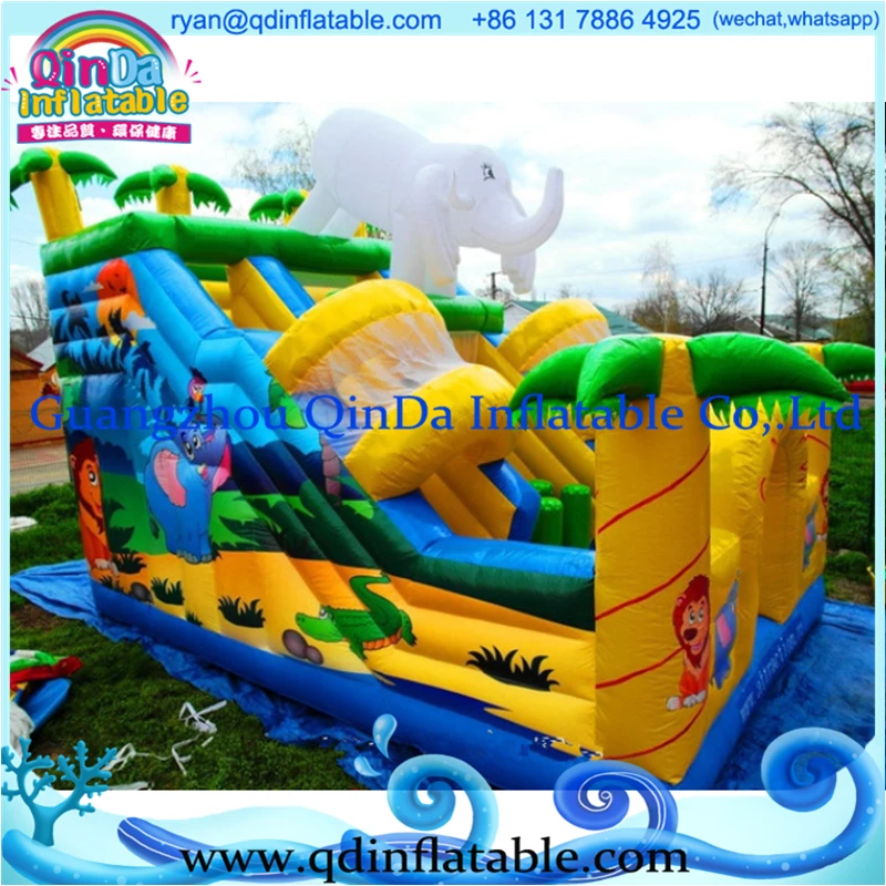 

Inflatable Funny Water Slide Park for Kid bouncy castle water slide garden water slides