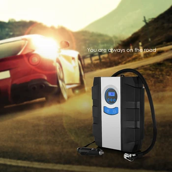 

New Arrival 12V Car Auto Electric Air Compressor Tire Inflator Pump Automobile Tire Flashlight Numeric Display Versatile Pump