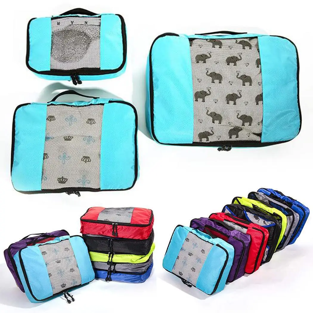 New Travel Storage Bag with Zipper Waterproof Portable Set Storage