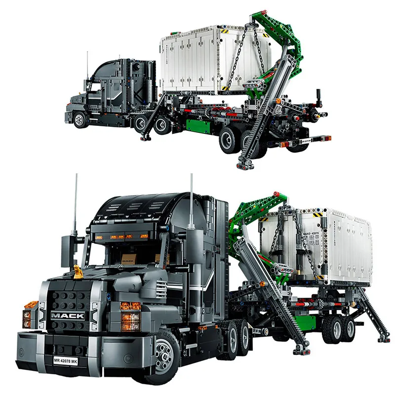 

Technic Series the Mack Big Truck Mack Anthem Set 42078 Building Blocks Bricks Toys Compatible With Legoings Technic 42078
