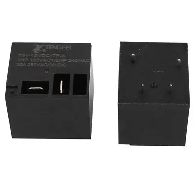 

2 шт. T91 DC12V 30A 4 Терминал SPST без миниатюрной катушки электромагнитного реле