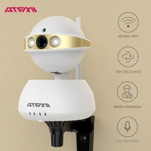 ATFMI T5 720P IP camera wifi Night Vision CCTV Home Security Camera record family life with photos and video and enjoy it