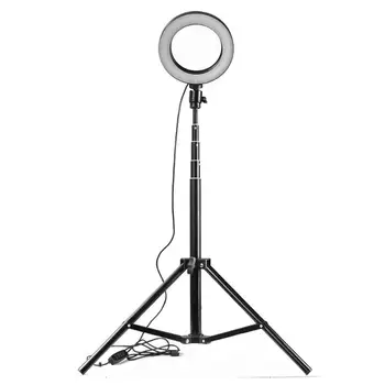 

Photo Studio lighting Light LED Dimmable Ring Lamp 3200-5600K With Telescopic Holder Bluetooth Remote Control for Video,Make up