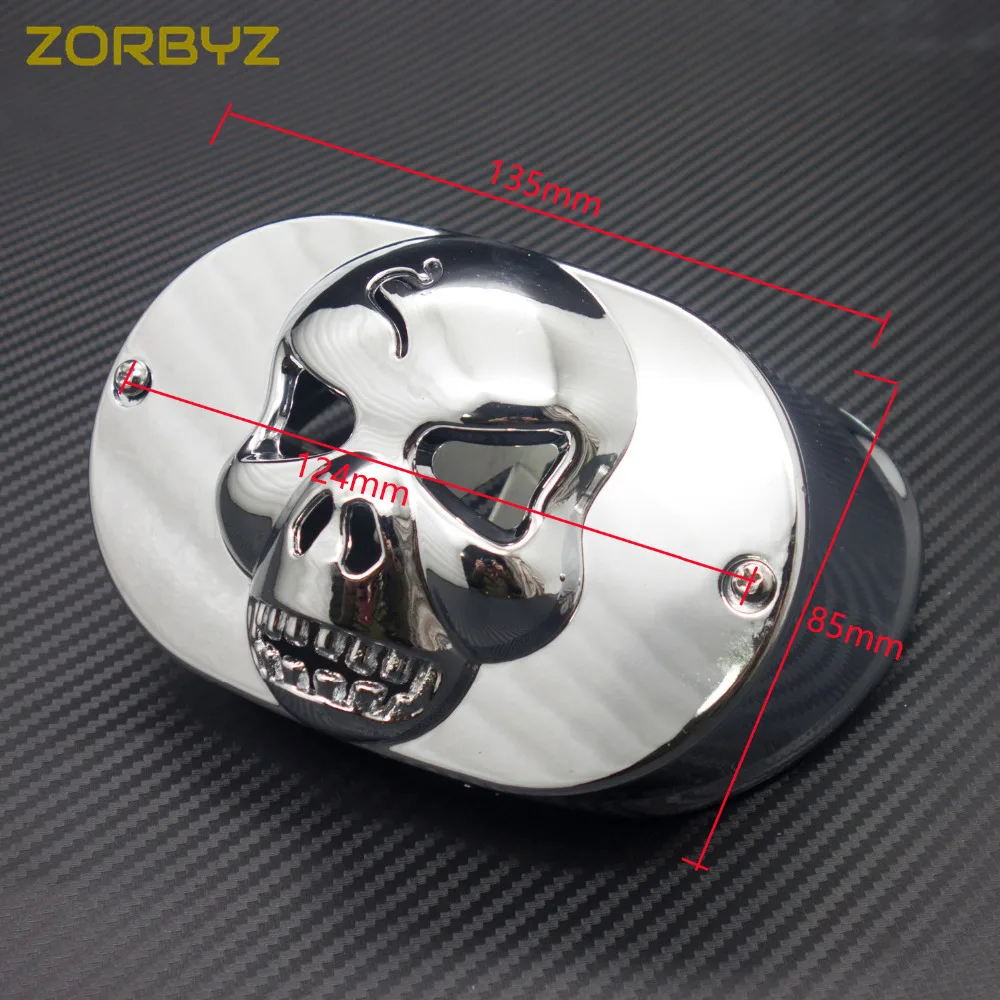 ZORBYZ 1 комплект хромированный задний фонарь с черепом для Harley Touring FLHRC FLHTC|chrome
