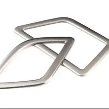 2 шт./лот Нержавеющая сталь автомобиля высокое положение выход авто кондиционера, накладка украшение для BMW 3-серии F30 320 328 2013