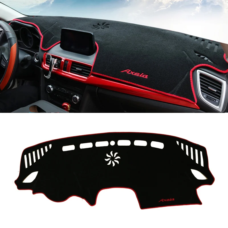 Для Mazda 3 Axela LHD чехлы на приборную панель автомобиля коврик ...