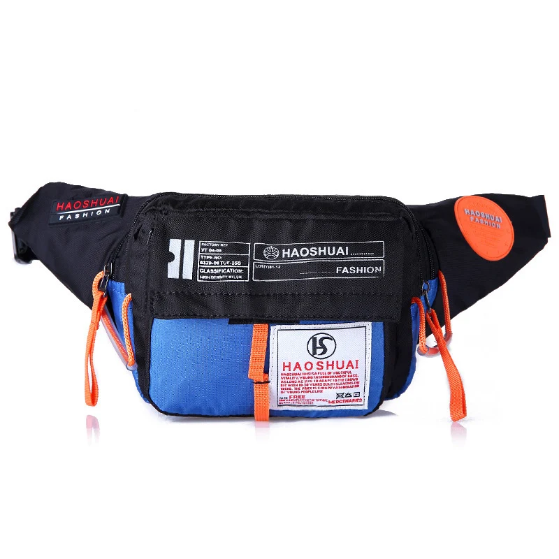 

2019 Men Waterproof Nylon Fanny Pack Waist Bag Hip Bum Belt Messenger Shoulder Pouch Purse Sling Chest Bag