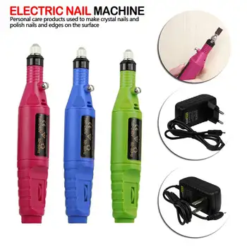 

1 Set Professional Electric Nail Kit Nail Tips Manicure Machine Electric Nail Art Pen Pedicure 6 Bits Nails Tools Mill Kit