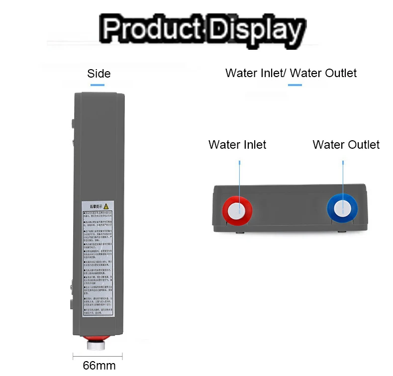 Мгновенный Tankless Электрический водонагреватель кран Кухня быстрый нагрев коснитесь душ нагреватели водопроводные ванная светодиодный LED