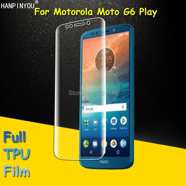 Best Offers Front Full Coverage Clear Soft TPU Film Screen Protector For Motorola Moto G6 Play 5.7", Cover Curved Parts (Not Tempered Glass) Best Offers Front Full Coverage Clear Soft TPU Film Screen Protector For Motorola Moto G6 Play 5.7", Cover Curved Parts (Not Tempered Glass)
