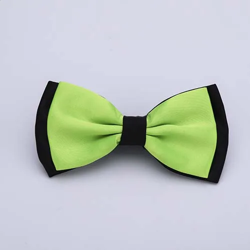 Мужской галстук-бабочка Одноцветный модный обтягивающий галстук-бабочка черный галстук-бабочка золотой галстук-бабочка красный зеленый розовый синий белый классический галстук-бабочка для мужчин - Цвет: D14