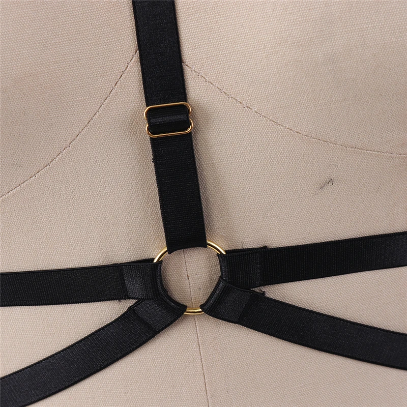Пикантные Средства ухода за кожей жгут Harajuku гот клетка Bralette регулируемые Средства ухода за кожей клетка бондаж Фетиш Одежда для танцев на