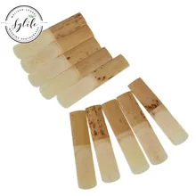 Желтый Bb прямой Саксофон сопрано сила тростника 2 1/2, 10 шт в наборе