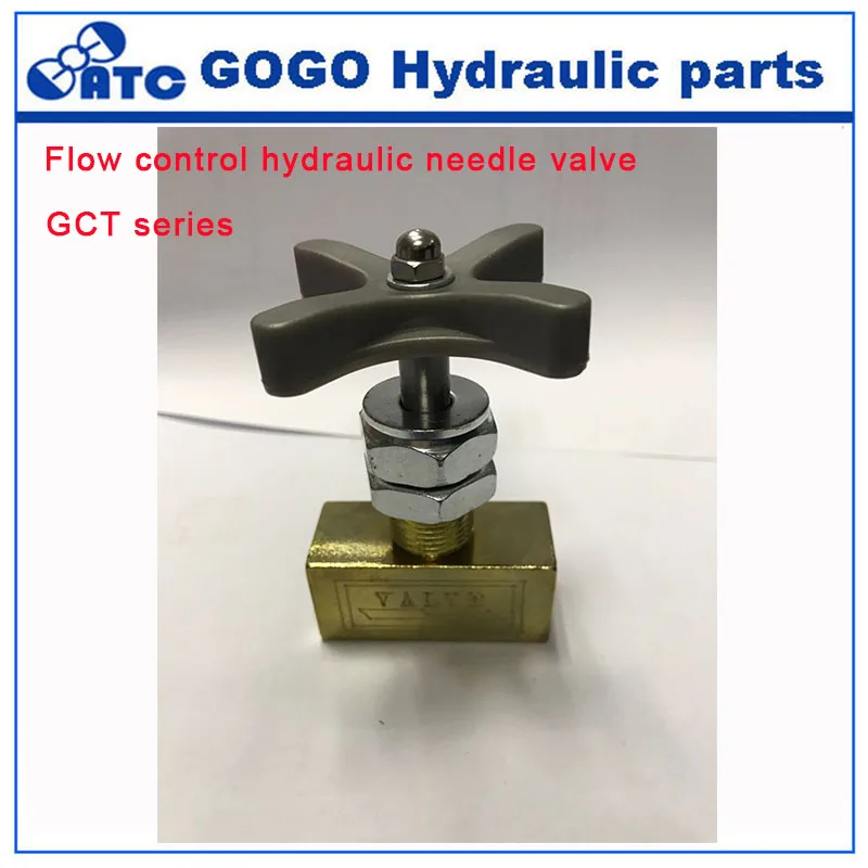 flow control hydraulic needle valve pressure switch GCT/GCTR 02in