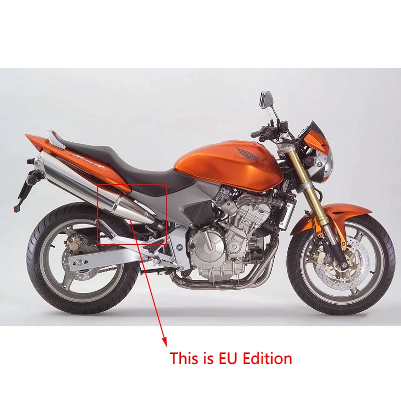 Для Honda CB600F Hornet 600 выхлопная труба мотоцикла ЕС США издание Mid Link труба скольжения на 370 мм задний глушитель съемный дБ убийца