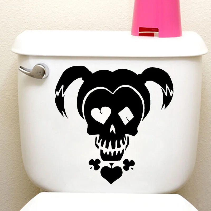 

Creative Cartoon Skull Toilet Sticker Wall Decoration Vinyl Decal 4WS0110