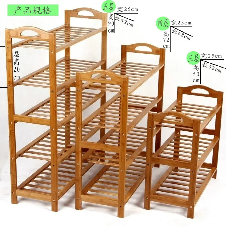 Eco-friendly High quality Bamboo Wood Shoe Rack Home Fashion Shoe Shelf Creative Shoe Storage