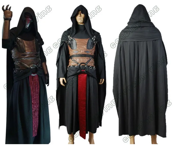 New Arrival Star Wars Darth Revan Cosplay Costume Cape Custom Made | Тематическая одежда и униформа