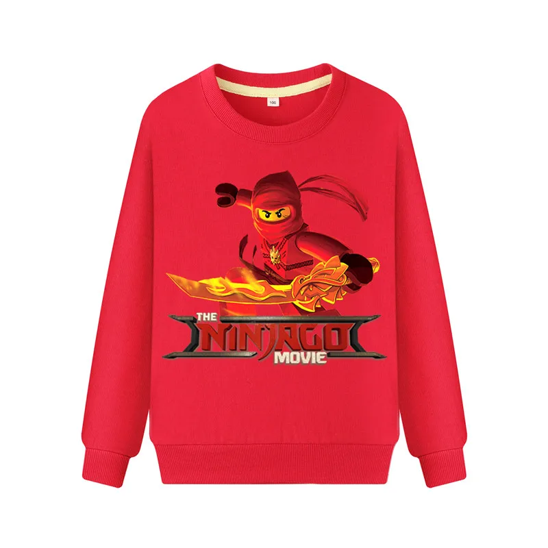 

Kids 3D Ninjago Print Long Sleeve Sports Sweatshirt Costume Boys Spring Tops Clothes Girls Hoodies Clothing Children Shirt WK017
