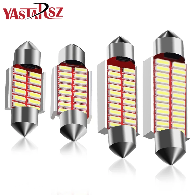 

1pcs Car Interior Light 31mm 36mm 39mm 41mm SMD LED Bulbs C10W C5W Festoon Mirror Dome Reading Door Number Lamp car styling