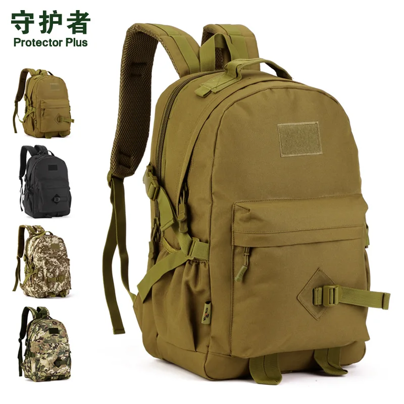 Protector Plus 2017 Outdoor backpack simple casual shoulder sports mountaineering bag shoulder bag tactical student backpack 40L
