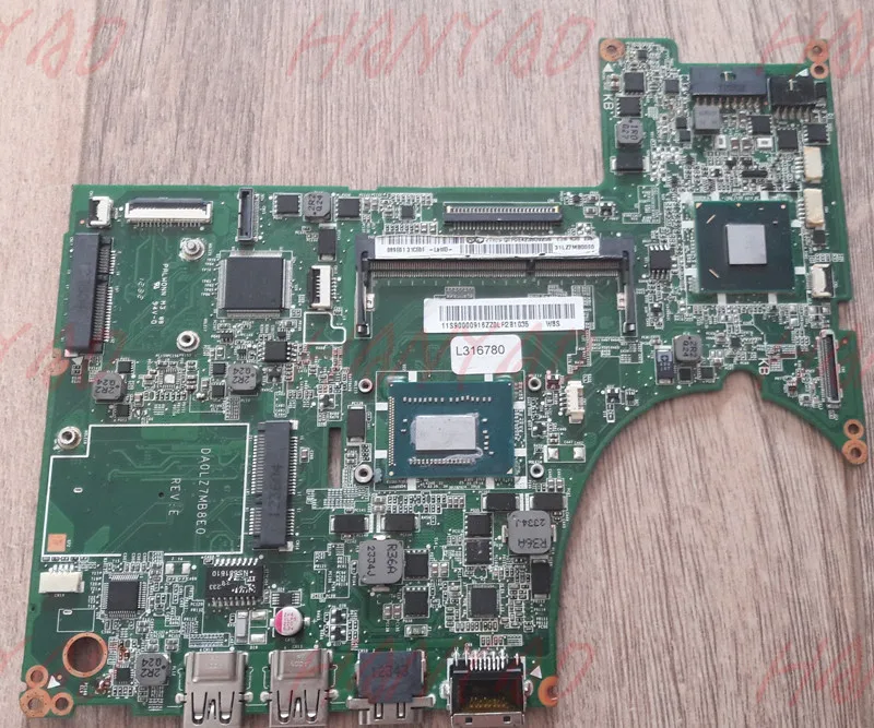 90002339 для lenovo U310 Материнская плата ноутбука DALZ7TMB8C0 плата touch i5 ЦП процессор на плате DDR3L