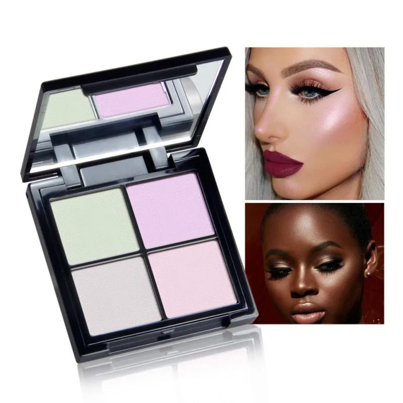 Makeup Highlighter Brighten Easy To Wear Lasting Powder Palette Bronzer
